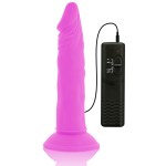 DIVERSIA - DILDO VIBRANTE FLESSIBILE 23 CM - VIOLA